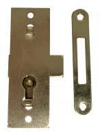 Case Parts - Doors & Parts (Locks, Keys, Latches, Etc.) - Door Lock - 3/4" W x 2-15/16" L - Brass