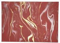 Marble Effect Paper - Red Background