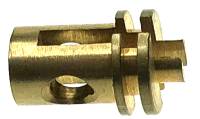 Pendulum Assemblies, Rods, Bobs, Etc. - Pendulum Rods & Rod Components  - Kundo Jr. Pendulum Hook - Brass