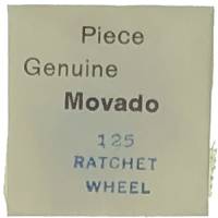 Parts - Watch - Movado Watch Parts - Movado Calibre 125 - #415 Ratchet Wheel