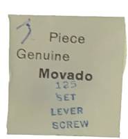 Parts - Watch - Movado Watch Parts - Movado Calibre 125 - Set Lever Screw for #443 Set Lever  3-Pack