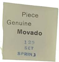 Movado Calibre 125   #440 Set Spring 