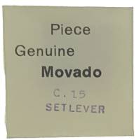 Movado Calibre 15   #443 Set Lever