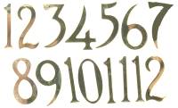 Numeral Sets, Minute  & Hour Markers, Bar & Dot Sets - Arabic Numeral Sets - 32mm Arabic Numeral Set