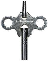 #7/#0000 Double End Nickeled Key