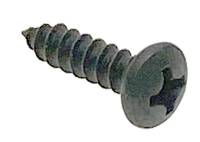 Clock Repair & Replacement Parts - Fasteners - #6 x 1/2" Blackened Phillips Pan Head Tapping Screw   10-Piece Pack