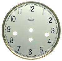 Clock Repair & Replacement Parts - Dials & Related - Hermle 6" Arabic Dial & Bezel Combination