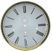 Clock Repair & Replacement Parts - Dials & Related - Hermle 11-7/8" (300mm) Roman Dial & Bezel Combination
