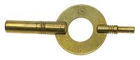Brass #9/#00000 (4.2mm/1.6mm) Carriage Clock Key
