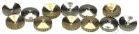 Hands & Related - Hand Nuts & Collets - Brass Metric Hand Nut 12-Piece Assortment