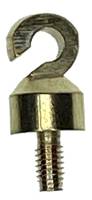M4 x 5/16" Brass Weight Hook