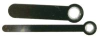 Hands & Related - Hands for Quartz Movements (Push-On only) - Black Rounded Stick Quartz Push On Hands   1-15/16" Minute Hand