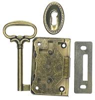 Brass Lock & Key Set