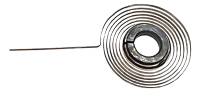 Clock Repair & Replacement Parts - Pendulum Assemblies, Rods, Bobs, Etc. - Haller W-993 Open End Spiral Spring For Haller 400-Day Clocks