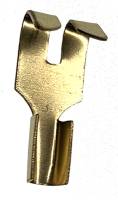 Pendulum Assemblies, Rods, Bobs, Etc. - Pendulum Rods & Rod Components  - Split End Brass Pendulum Top Hook