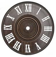 Cuckoo Clock Dial 5-1/8" Diameter 