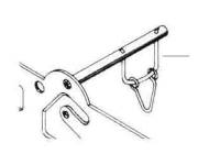 Clock Repair & Replacement Parts - SBS-23 - Cuckoo Pendulum Hanging "U" Wire