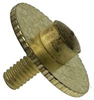 Clock Repair & Replacement Parts - Small Brass Kundo Style Anniversary Clock Foot