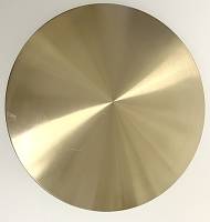Pendulum Assemblies, Rods, Bobs, Etc. - Pendulums Bobs Only - 5-1/2" (140mm) Brushed Brass Bob