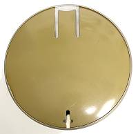 7-1/8" Ridged Brass Pendulum Bob - Image 2