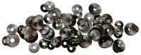 Fasteners - Washers, Hand Washers, Lockwashers, Tension Washers, Collets - Blackened Round Hole Dome Washers   100-Pack