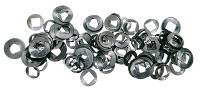 Fasteners - Washers, Hand Washers, Lockwashers, Tension Washers, Collets - Blackened Square Hole Dome Washers   100-Pack