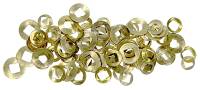 Brass Square Hole Dome Washers   100-Pack