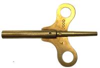 #7/0000 Double End Long Shaft Brass Key