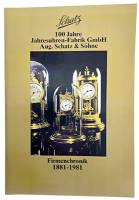 Schatz Jahresuhrenfabrik 100th Anniversary Catalog - English Edition