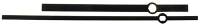 4-1/8" Black I-Shaft Stick Hands