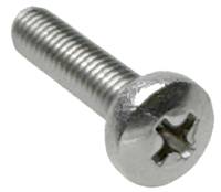 S/S Metric Mach Screws Phillips 3mm x 12mm-10/pk