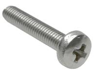 S/S Metric Mach Screws Phillips 3mm x 16mm-10/pk