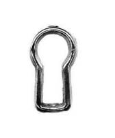 Doors & Parts (Locks, Keys, Latches, Etc.) - Key Hole Escutcheons - HORTON-11 - 13/16" Stamped Keyhole Escutcheon