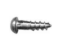 Fasteners - Screws (Inch & Metric Sizes) - KANE-93 - Brass Wood Screw #6 x 1/2" Round Head 100-Pack