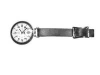 Black Leather 9-3/4" Watch Fob