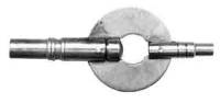 Clock Repair & Replacement Parts - TT-19 - 6/#0000 Brass Carriage Clock Key