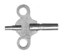 #6/#0000 Brass Sessions Double End Trademark Key