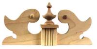 Case Parts - Wood Case Parts - Timesaver - 11" Vienna Clock Top