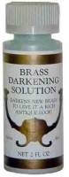 Chemicals, Adhesives, Soldering, Cleaning, Polishing - Weathering Solutions - Brass Darkening Solution  2 Ounce
