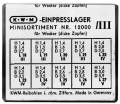 German Made KWM Sizes-Brass Bushing Assortments.