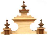 Case Parts - Wood Case Parts - 14" Vienna Clock Top