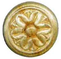 Pressed Wood Ornament - 1" Round
