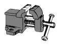 General Purpose Tools, Equipment & Related Supplies - Parts Holders, Vises, Clamps & Pin Vises - Vises