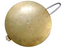 Pendulums Bobs Only - Brass & Brass Covered Bobs Only (No Rods) - Adjustable Bob  2-3/16" Antiqued Brass 