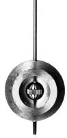 French Brass Pendulum  1-1/4" x 9"