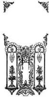 Ingraham KG-304 Silver Kitchen Clock Glass. Image size 5-7/8” x 6-1/2” 