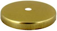 Weights, Weight Shells & Components - Weight Shells & Components - Polished Brass Finished Aluminum End Cap to Fit 32mm Weight Shell